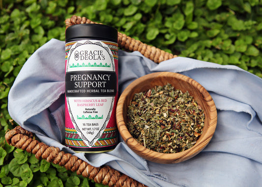 Pregnancy Support Herbal Tea w/ Hibiscus & Red Raspberry Leaf