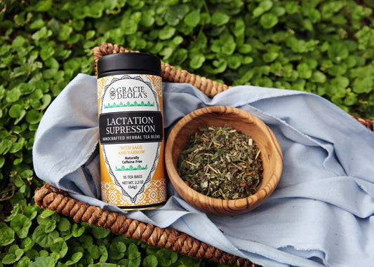 Lactation Suppression Herbal Tea w/ Sage & Yarrow