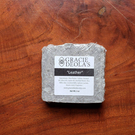 Leather Soap Bar