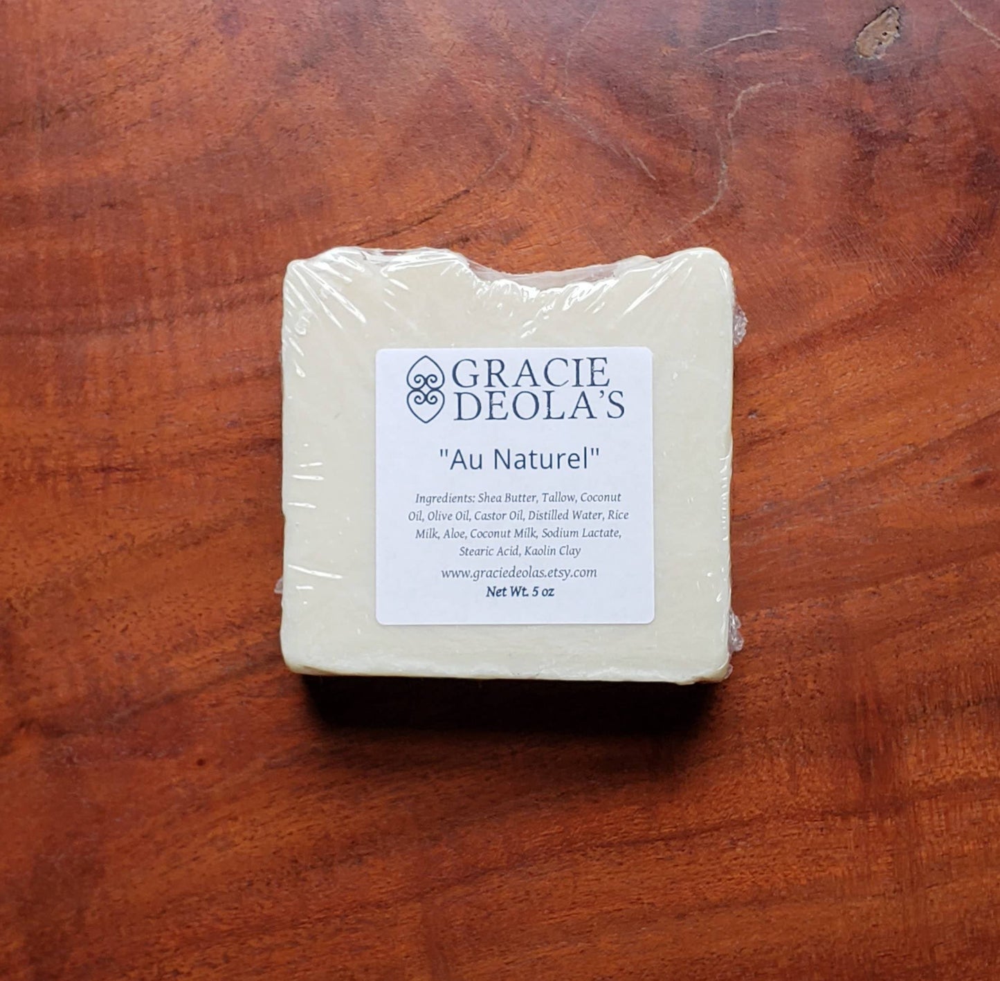 Au Naturel Soap Bar (Uncolored/Unscented)